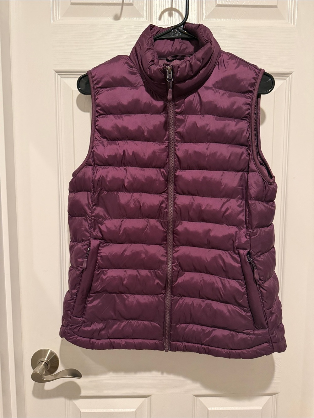 32 Degrees Women's Quilted Puffer Vest - Plum